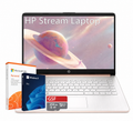 HP Stream 14" Laptop – Intel Quad-Core, 8GB RAM, 384GB Storage, Windows 11 Pro – Rose Gold