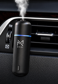 MYZI Waterless Car Air Freshener Diffuser with 6 Refill Scents – Black